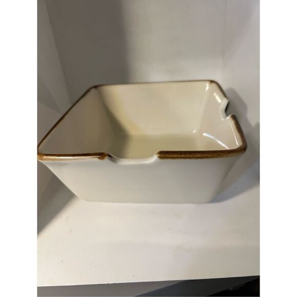 Noodle Bowl Asian Square Putty by Pottery Barn China - Picture 2 of 7